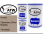 Preview: Honda, Cashmere Silver Metallic, YR-505M: 500ml Lackdose + 500ml Klarlack + 250ml Härter - Set, von ATW Autoteile West.